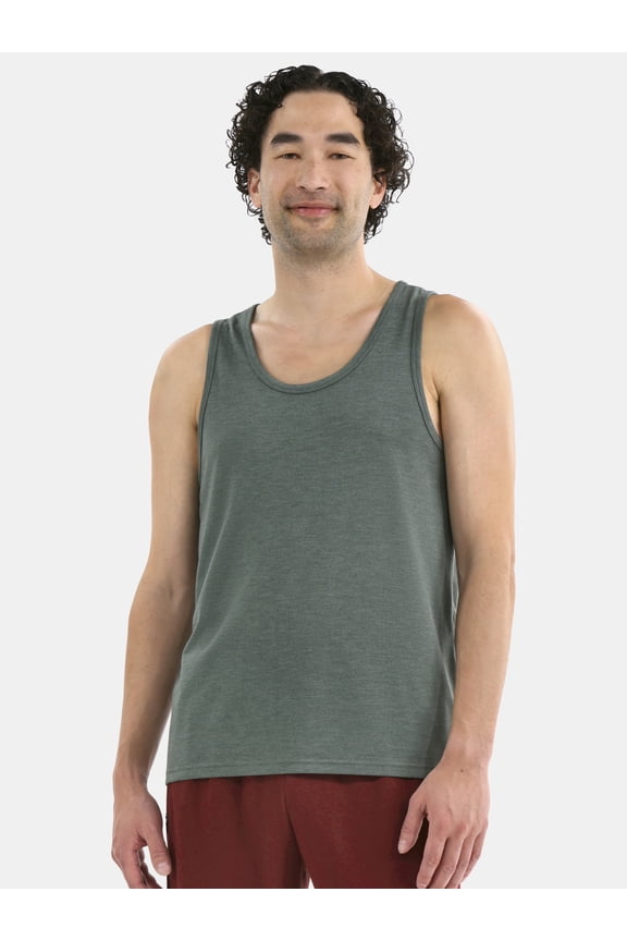 Men's & Big & Tall Men's Tri-Blend Tank Top, Sizes XS-4XLT