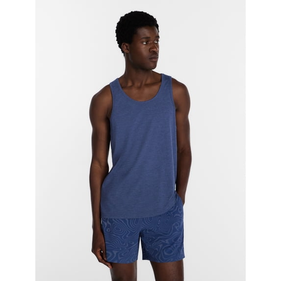 Athletic Works Men's and Men's Big & Tall Tri-Blend Tank Top, Sizes XS-4XLT