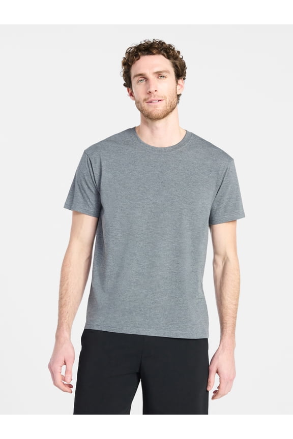Men's and Big & Tall Tri Blend Tee with Short Sleeves, Sizes XS-4XLT