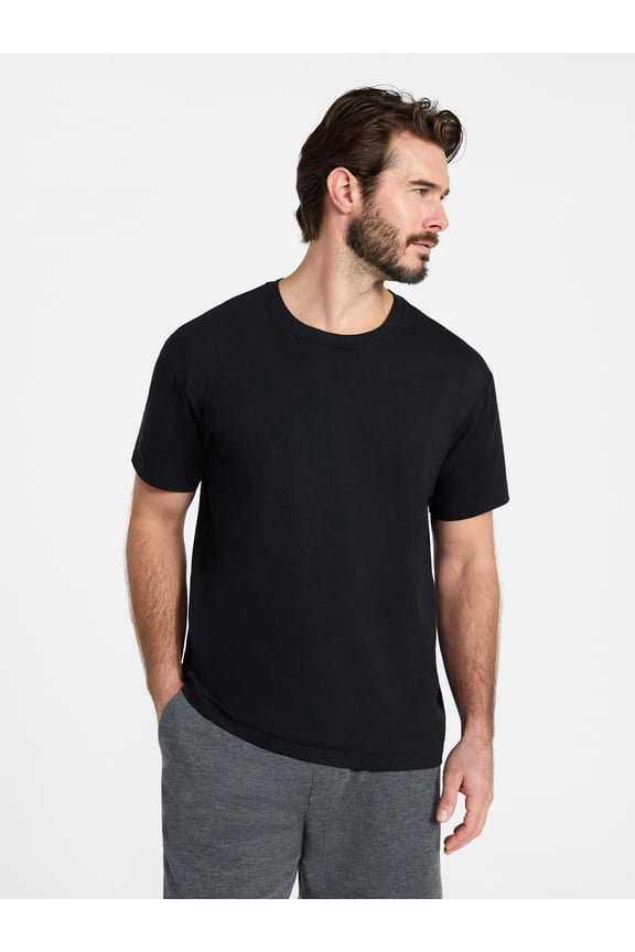 Men's and Big & Tall Tri Blend Tee with Short Sleeves, Sizes XS-4XLT