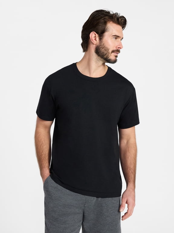 Men's and Big & Tall Short Sleeve Tri Blend Tee, Sizes S-4XL