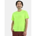 thumbnail image 1 of Athletic Works Men's Solid Tri Blend Tee with Short Sleeves, Sizes XS-4XLT, 1 of 5