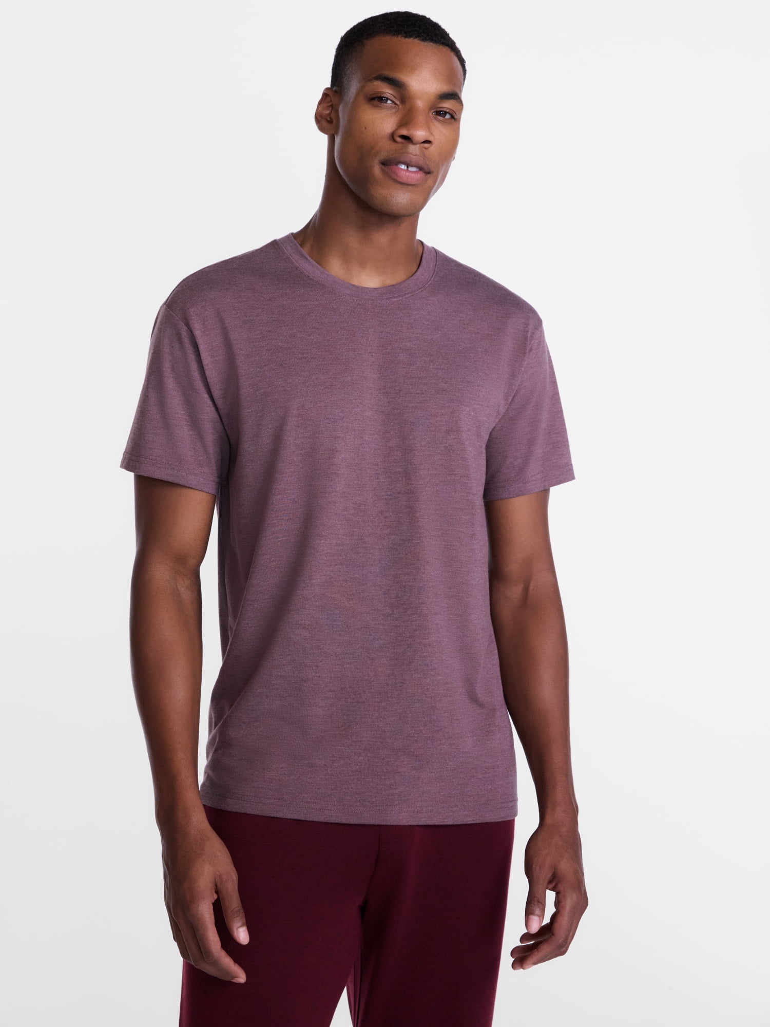 Athletic Works' Men's and Big Men's Tri Blend Tee with Short Sleeves, Sizes S-4XLT