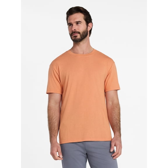 Athletic Works Men's and Big & Tall Tri Blend Tee with Short Sleeves, Sizes XS-4XLT
