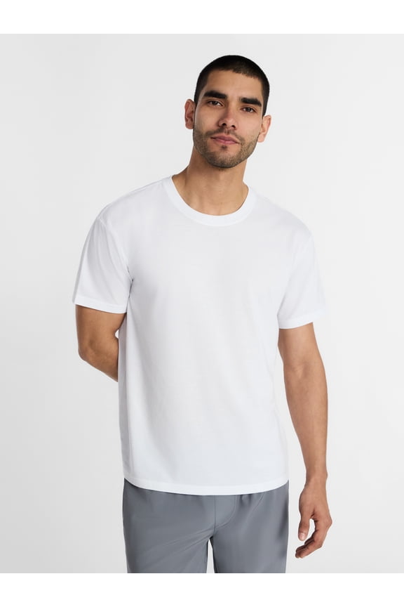 Men's and Big & Tall Tri Blend Tee with Short Sleeves, Sizes XS-4XLT