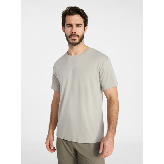 Athletic Works' Men's and Big Men's Tri Blend Tee with Short Sleeves, Sizes S-4XLT