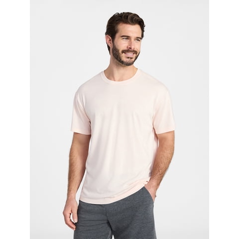 Athletic Works Men's and Big & Tall Tri Blend Tee with Short Sleeves, Sizes XS-4XLT