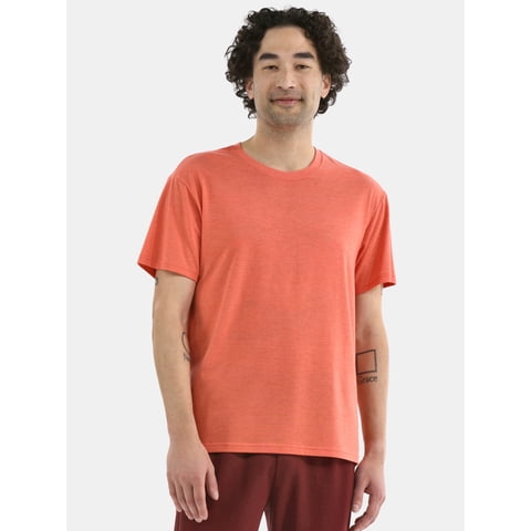 Men's Solid Tri Blend Tee with Short Sleeves, Sizes XS-4XLT