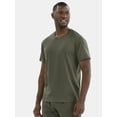 thumbnail image 1 of Athletic Works Men's Solid Tri Blend Tee with Short Sleeves, Sizes XS-4XLT, 1 of 5
