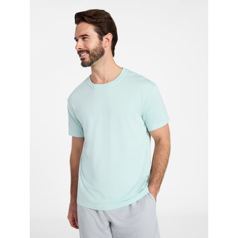 Men's and Big & Tall Tri Blend Tee with Short Sleeves, Sizes XS-4XLT