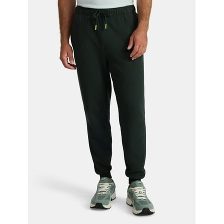 Athletic Works Men's and Big Men's Waffle Knit Joggers Pants, 30" Inseam, Size S-3XL