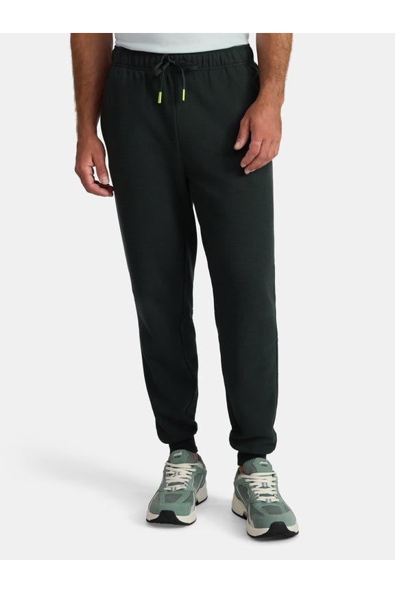 Men's and Big Men's Waffle Knit Joggers Pants, 30" Inseam, Size S-3XL