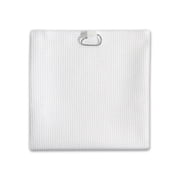 Athletic Works Microfiber Golf Towel with Carabiner Clip, 30 x 20 in, White