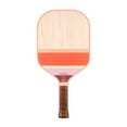 thumbnail image 1 of Athletic Works Timber Wooden Pickleball Paddle, Orange, 1 of 5