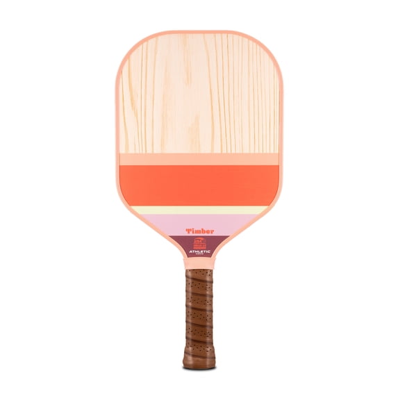 Athletic Works Timber Wooden Pickleball Paddle, Orange