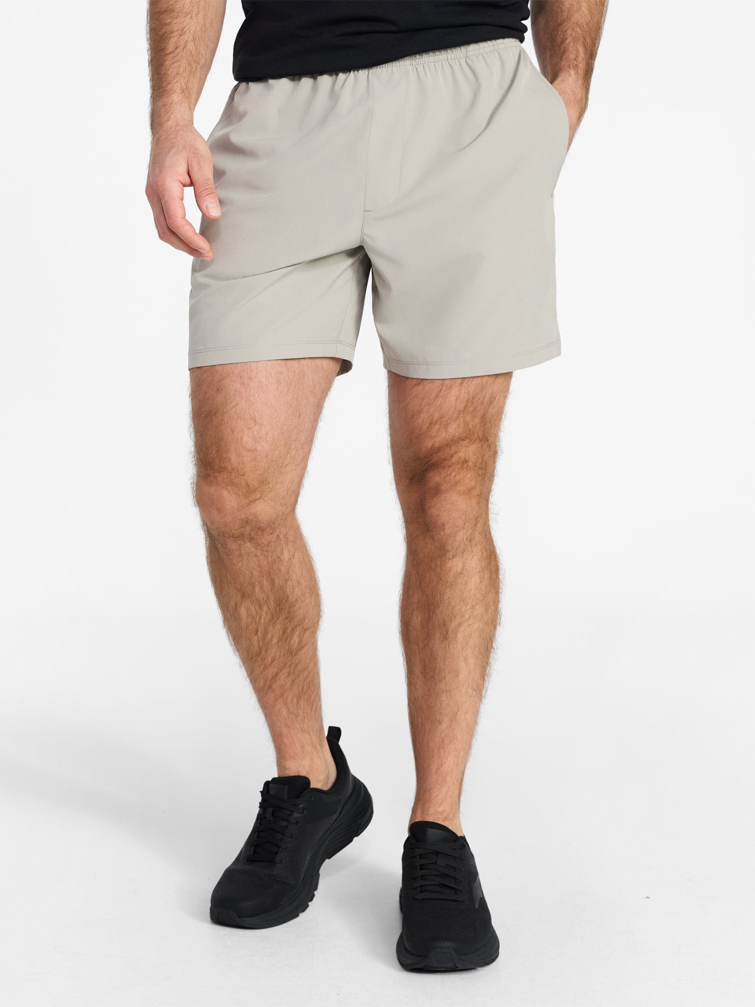 Athletic Works Men's and Big Men's Woven Running Shorts, 6" and 8" Inseams, Sizes XS-5XL