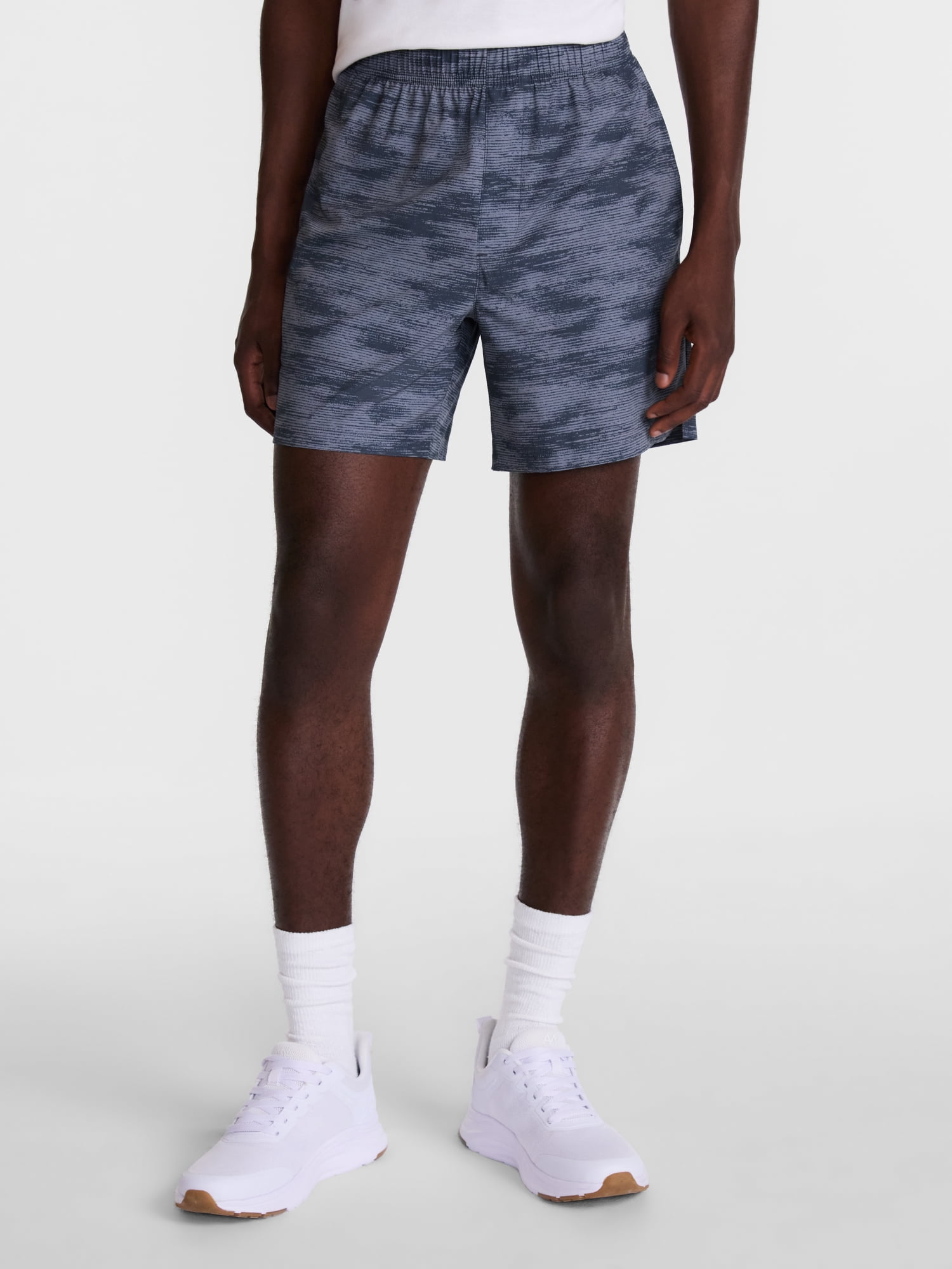 Athletic Works Men's and Big Men's Woven Running Shorts, 6" Inseams, Sizes XS-5XB