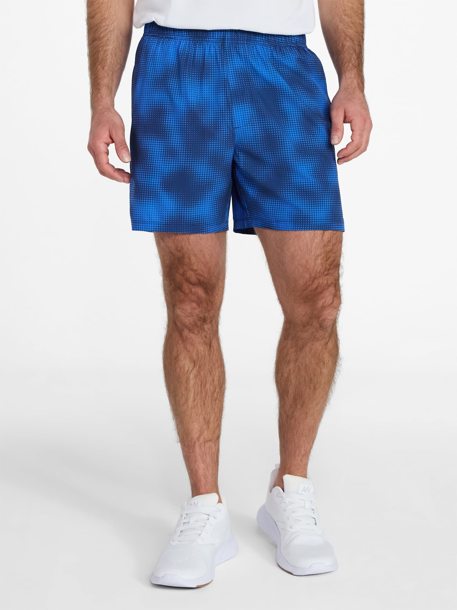 Athletic Works Men's and Big Men's Woven Running Shorts, 6" and 8" Inseams, Sizes XS-5XL