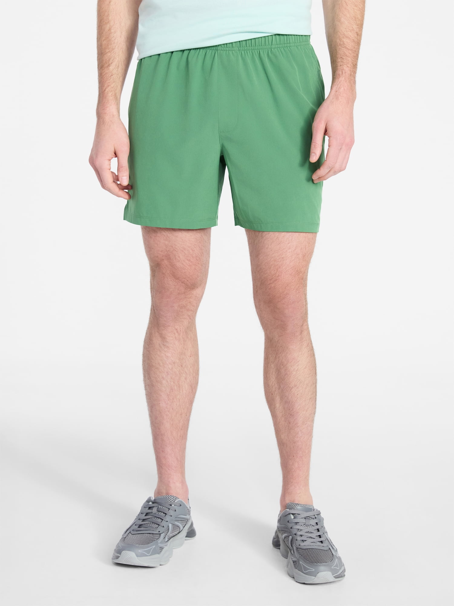 Athletic Works Men's and Big Men's Woven Running Shorts, 6" and 8" Inseams, Sizes XS-5XL
