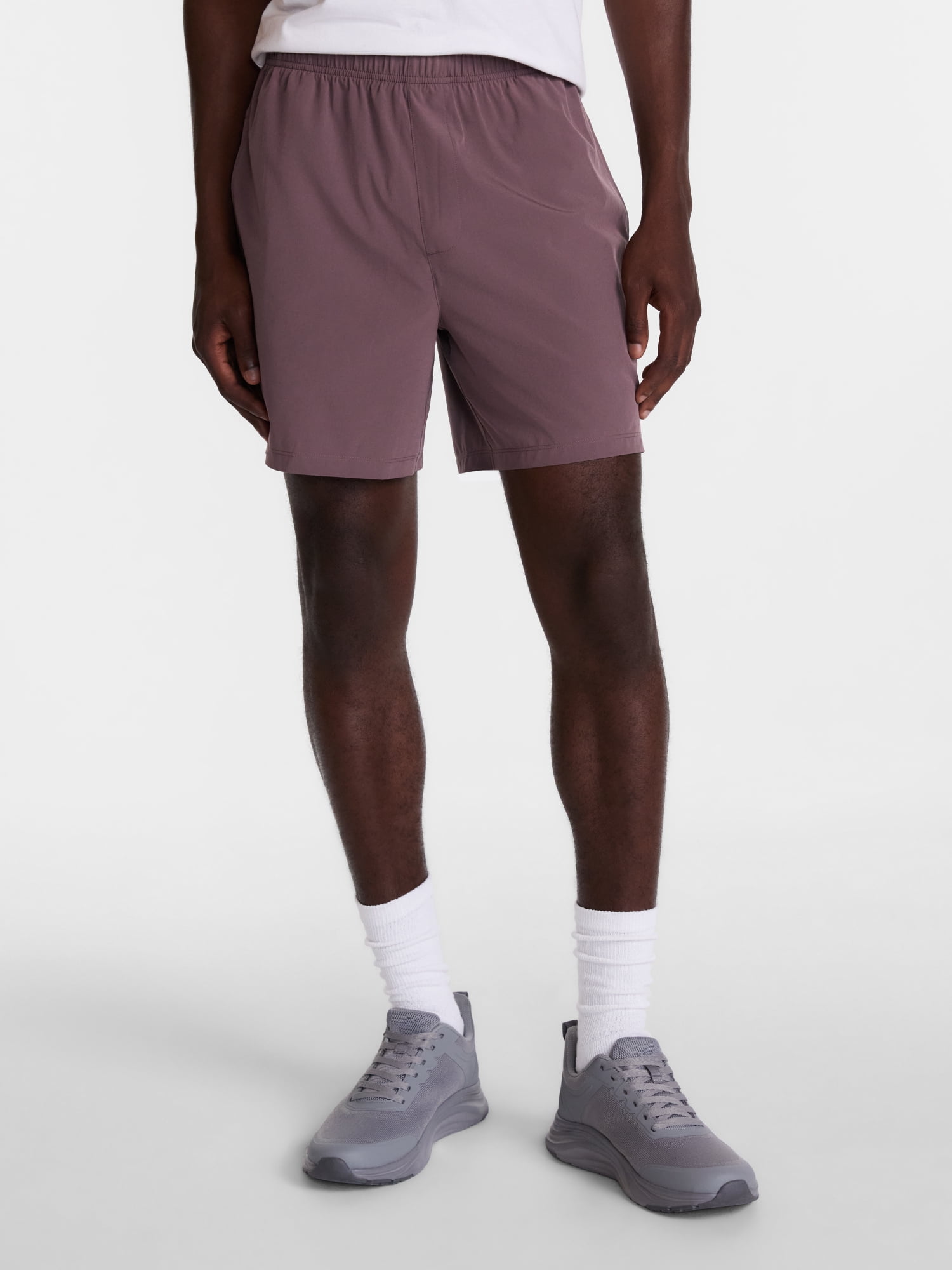 Athletic Works Men's and Big Men's Woven Running Shorts, 6" Inseams, Sizes XS-5XB