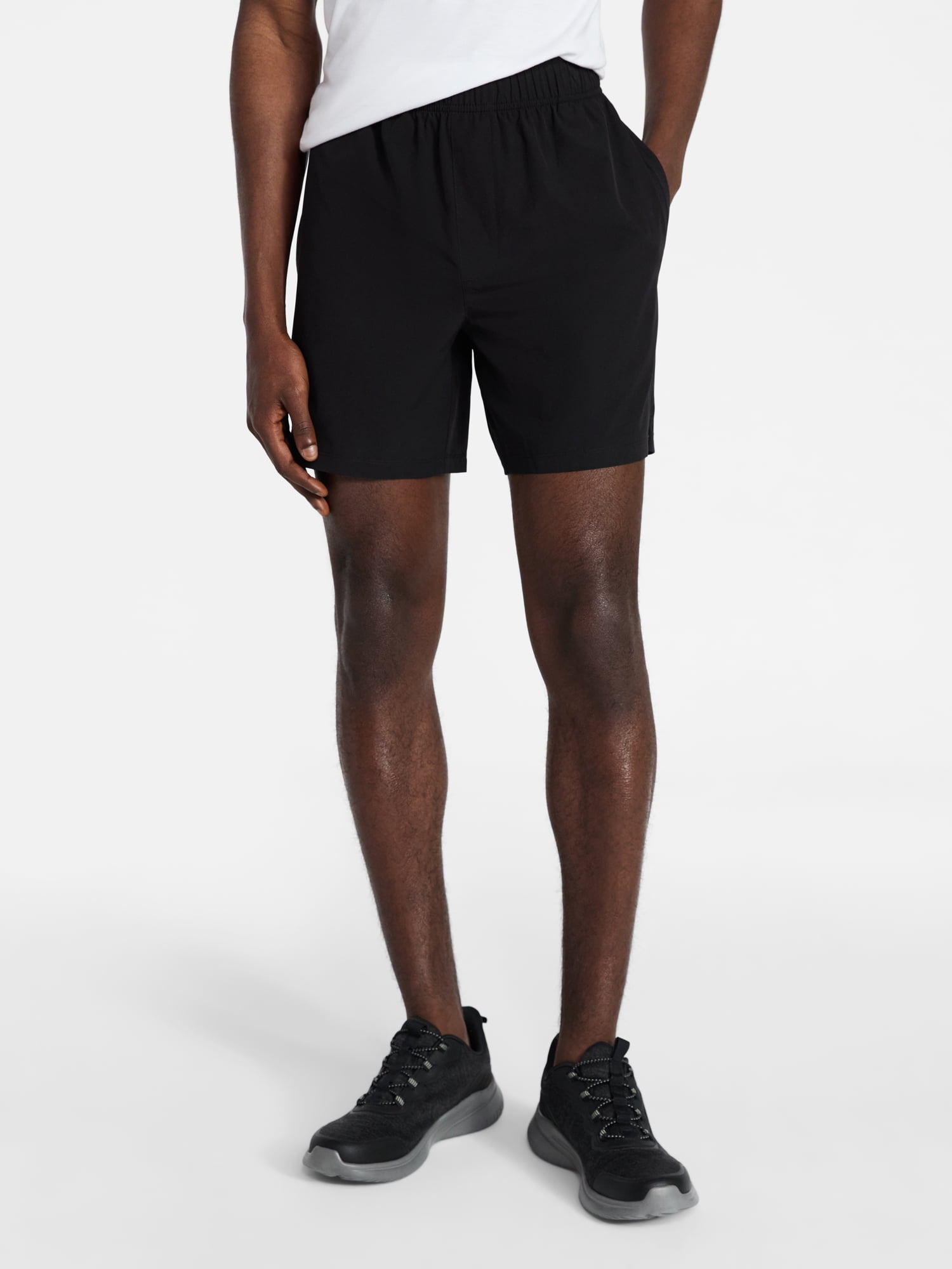 Athletic Works Men's and Big Men's Woven Running Shorts, 6" and 8" Inseams, Sizes XS-5XL