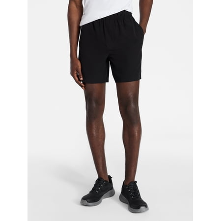Athletic Works Men's and Big Men's Woven Running Shorts, 6" Inseams, Sizes XS-5XB