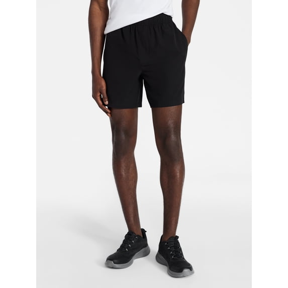 Athletic Works Men's and Big Men's Woven Running Shorts, 6" and 8" Inseams, Sizes XS-5XL