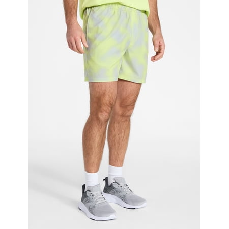 Athletic Works Men's and Big Men's Woven Running Shorts, 6" Inseams, Sizes XS-5XB