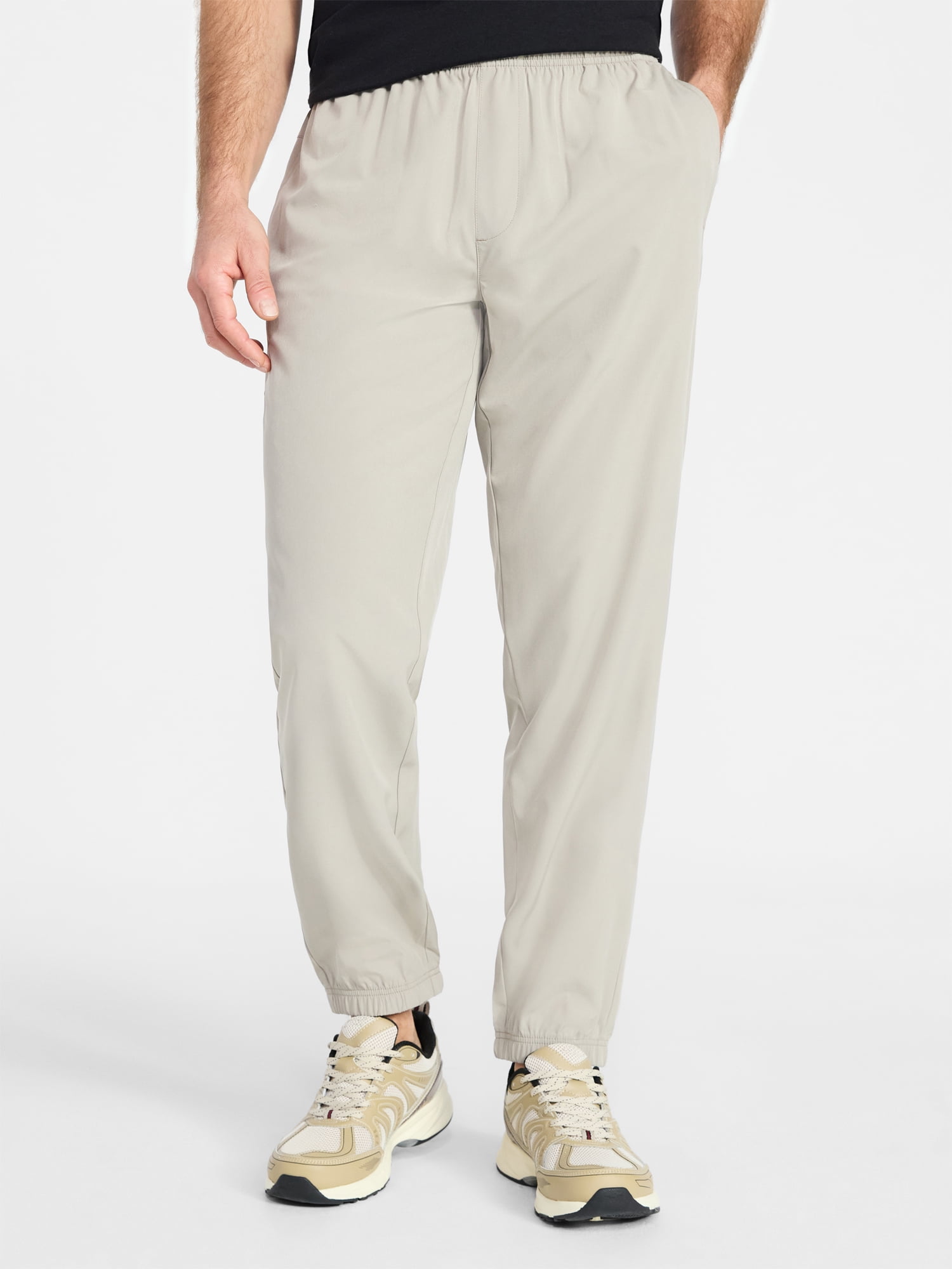 Athletic Works Men's and Big Men's Woven Jogger Pants, Sizes S-3XL