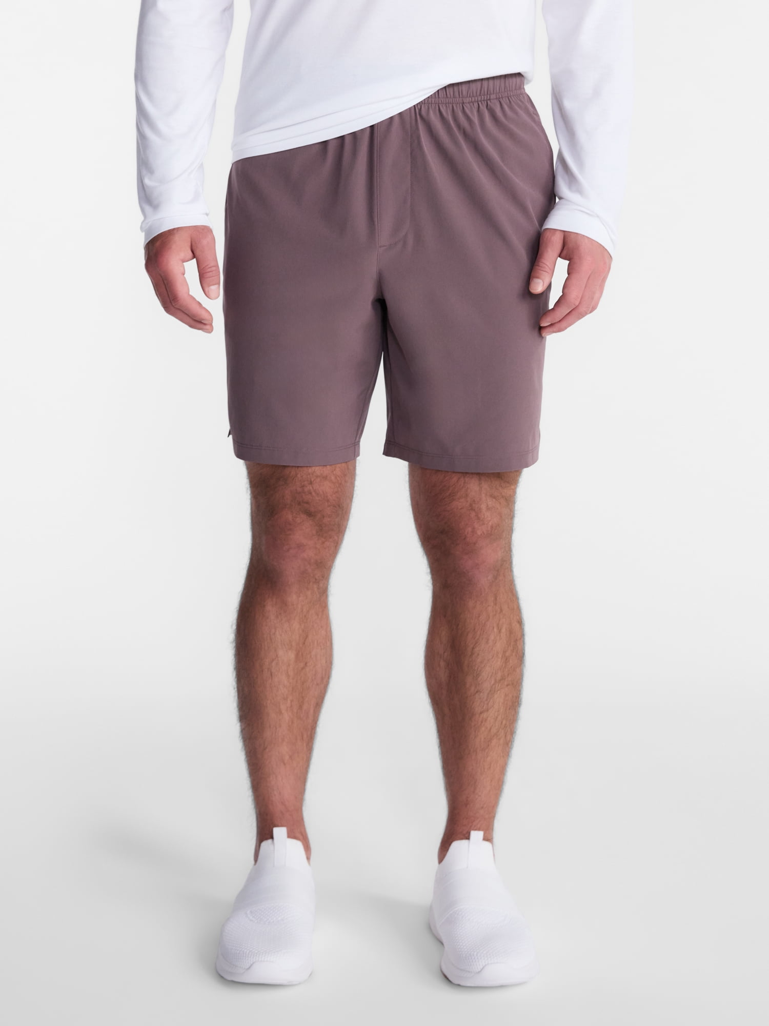 Athletic Works Men’s and Big Men’s Woven Running Shorts, 8" Inseam, Sizes S-3XL