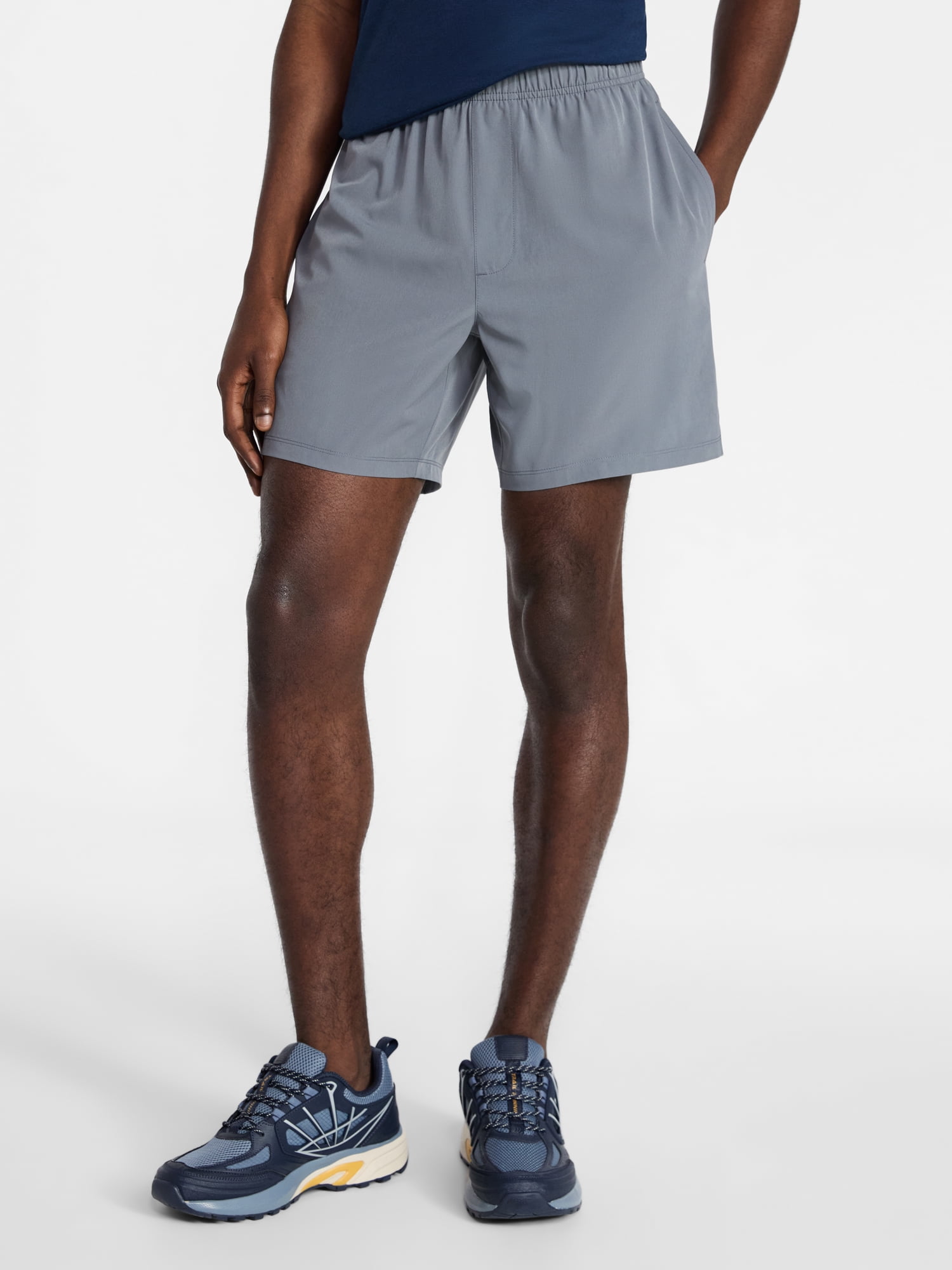 Athletic Works Men's and Big Men's Woven Running Shorts, 6" and 8" Inseams, Sizes XS-5XL