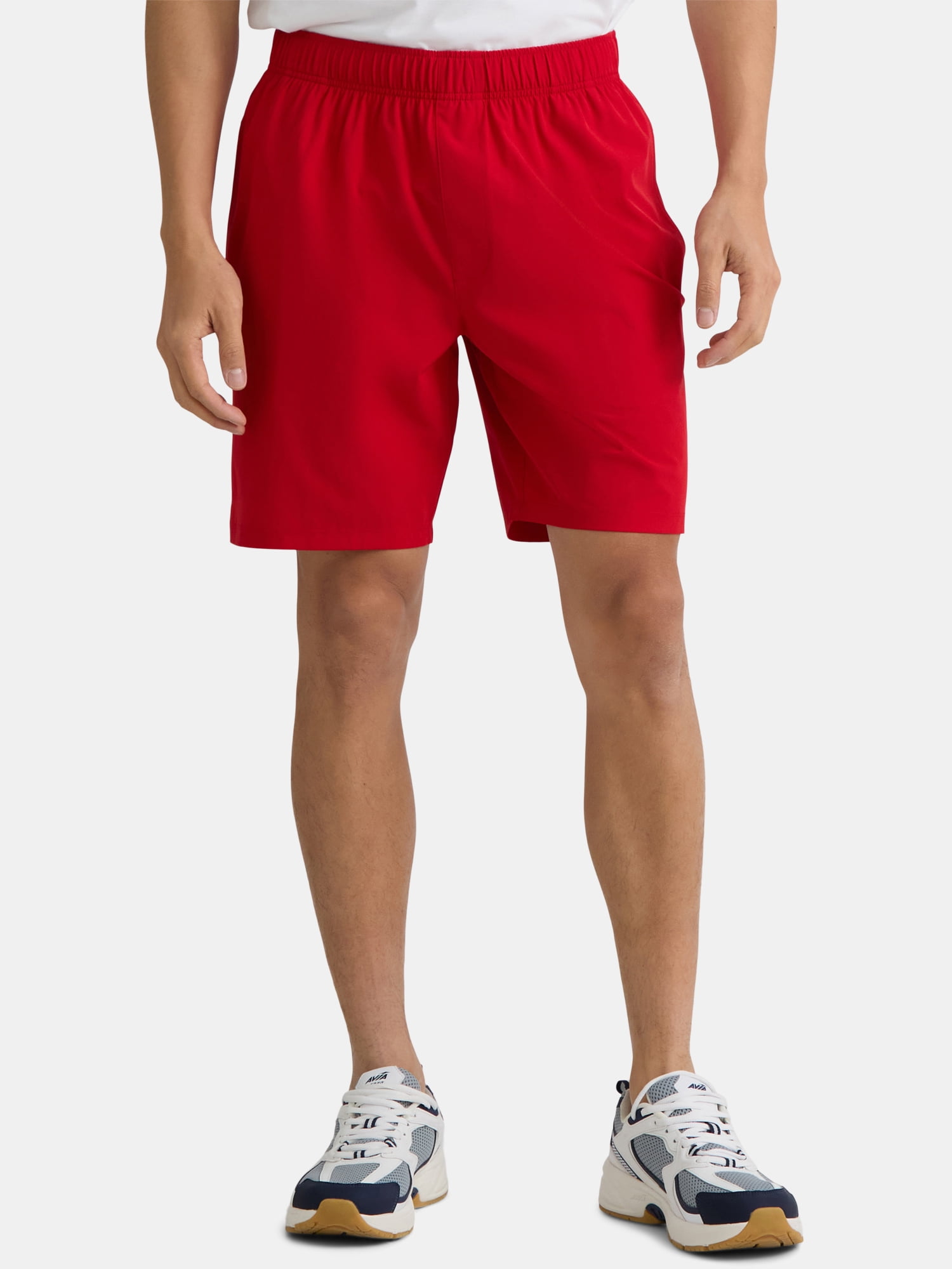 Athletic Works Men's and Big Men's Woven Running Shorts, 8" Inseams, Sizes XS-5XB