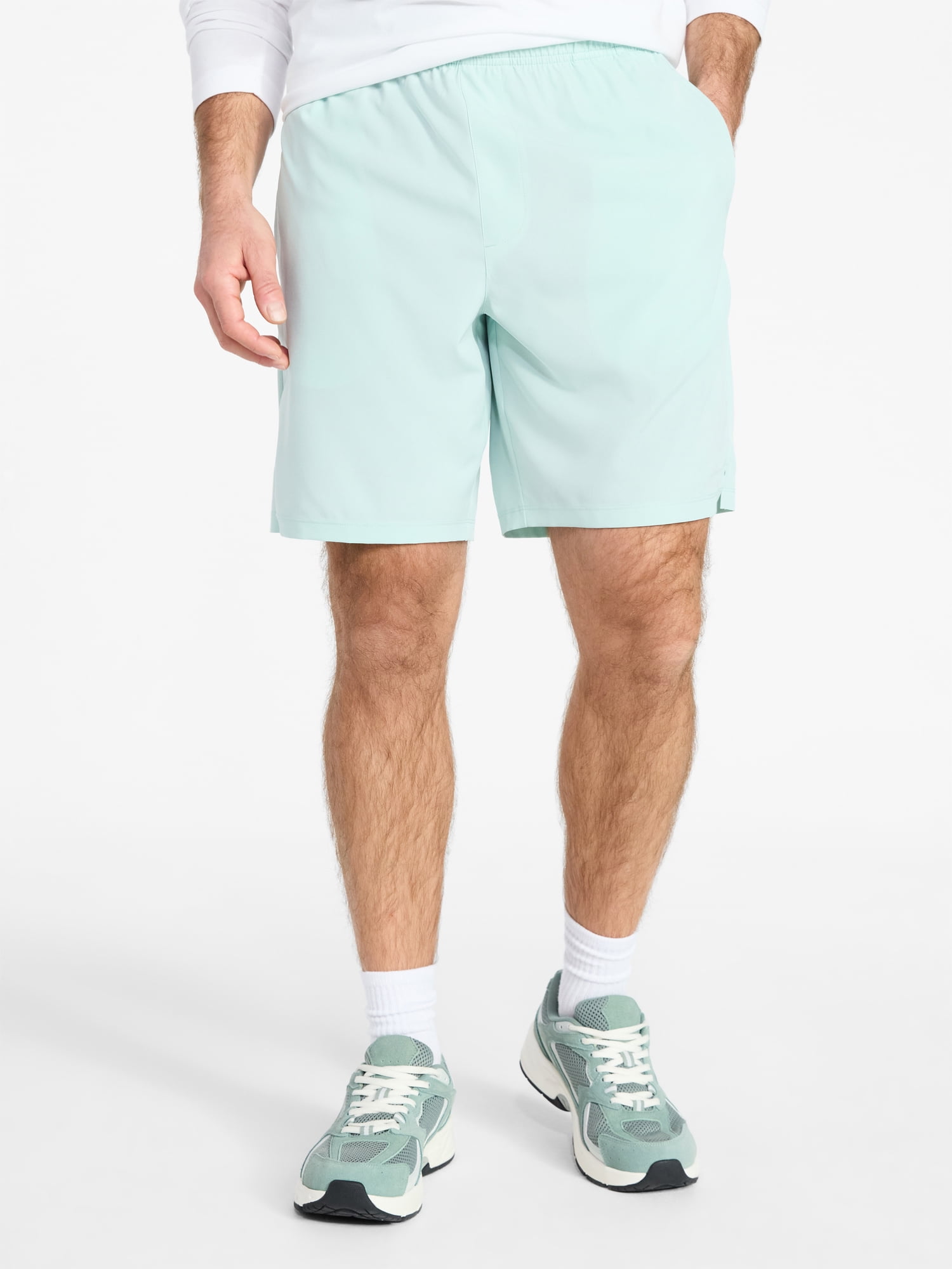 Athletic Works Men's and Big Men's Woven Running Shorts, 6" and 8" Inseams, Sizes XS-5XL
