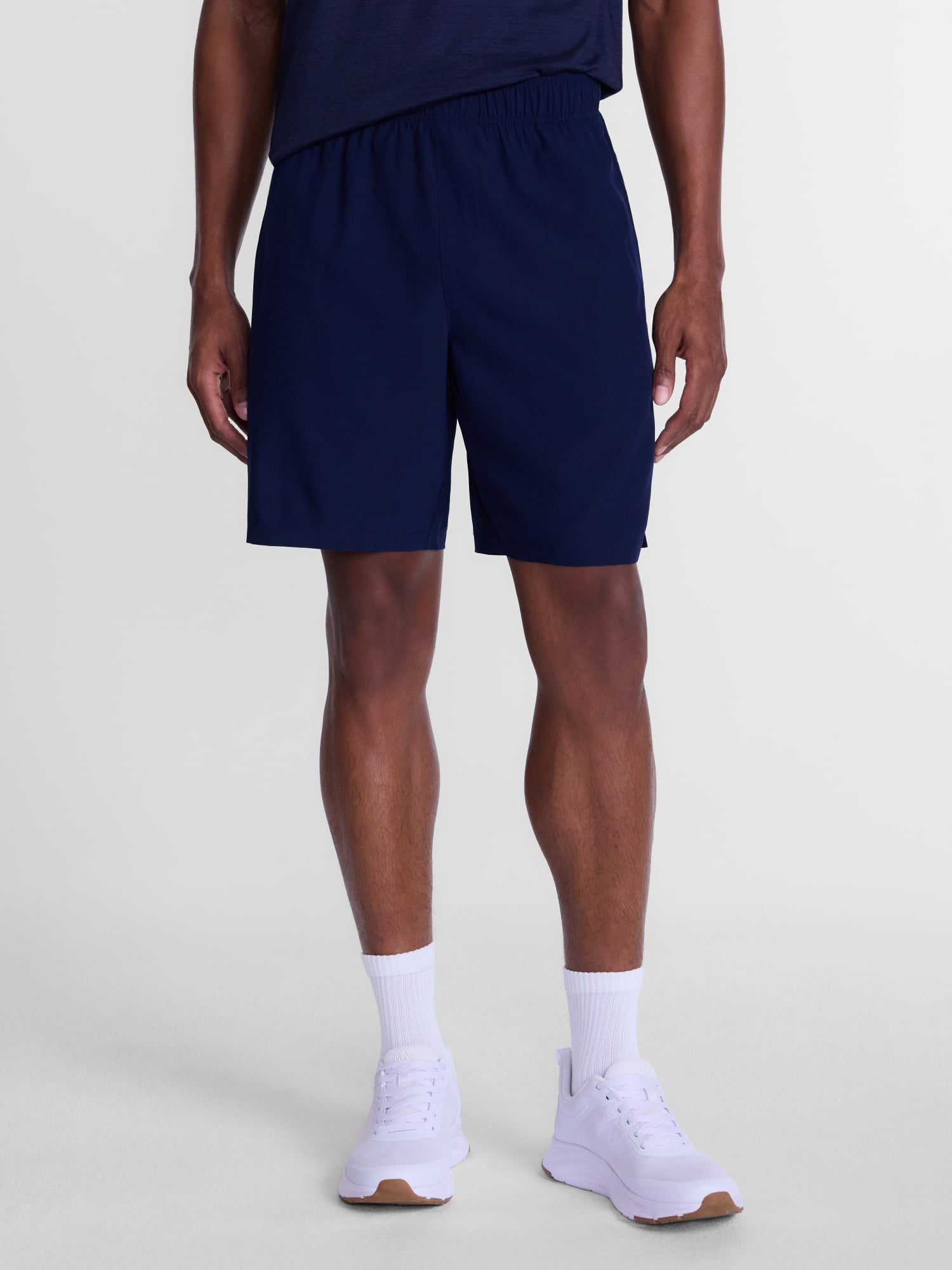 Athletic Works Men's and Big Men's Woven Running Shorts, 8" Inseams, Sizes XS-5XB