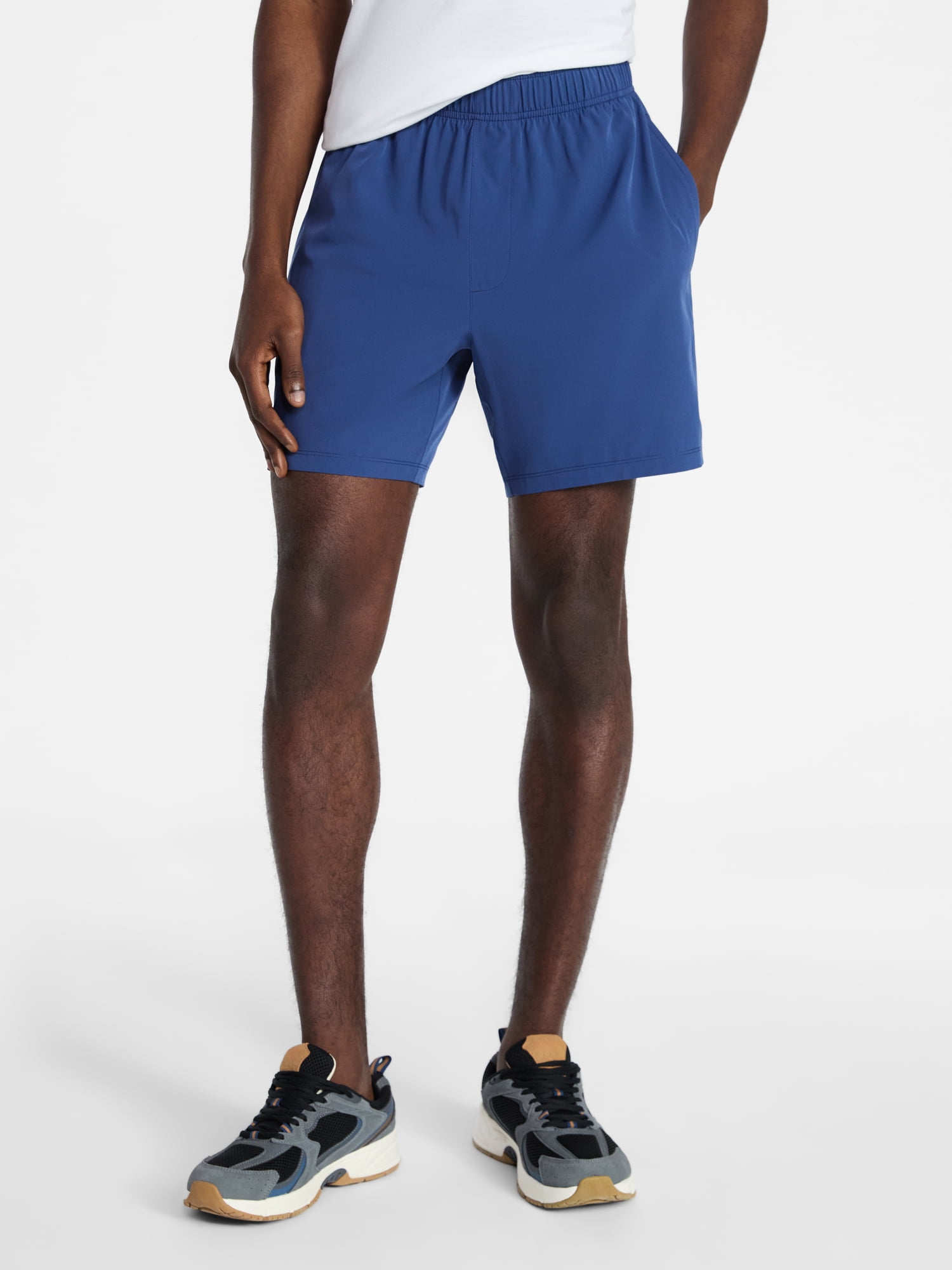 Athletic Works Men's and Big Men's Woven Running Shorts, 6" and 8" Inseams, Sizes XS-5XL