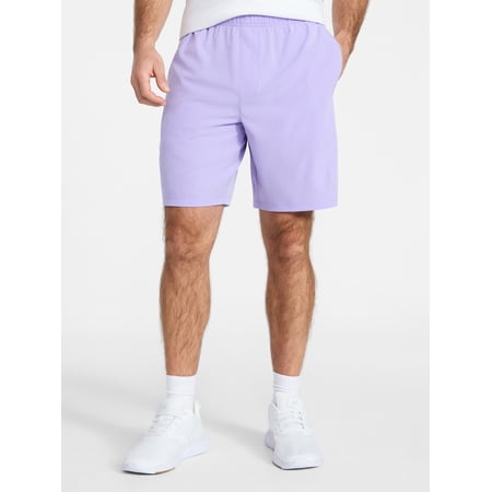 Athletic Works Men's and Big Men's Woven Running Shorts, 8" Inseams, Sizes XS-5XB