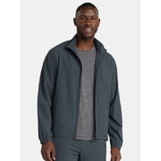 Athletic Works Mens and Big Mens Woven Track Jacket, Sizes S-3XL