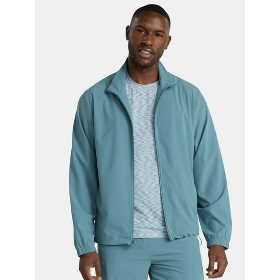 Athletic Works Men's and Big Men's Woven Track Jacket, Sizes S-3XL