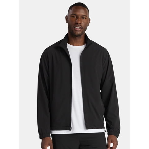 Men's and Big Men's Woven Track Jacket, Sizes S-3XL