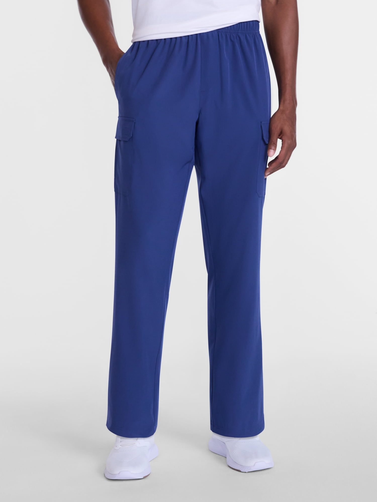Athletic Works Woven Cargo Open Hem Active Pants, Men's Sizes S-4XLT