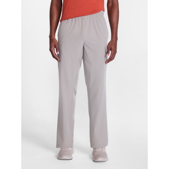 Athletic Works Woven Cargo Open Hem Active Pants, Men's Sizes S-4XLT