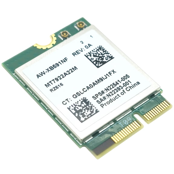 AW XB591NF MT7922 Advanced Triple Band Networking Adapter 2400Mbps WiFi 6E for Seamlessly Streaming and Gaming