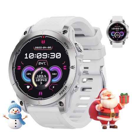 AW45 Sports smartwatch, Android and iPhone, IP67 waterproof, 1.39-inch large-screen heart rate fitness tracker