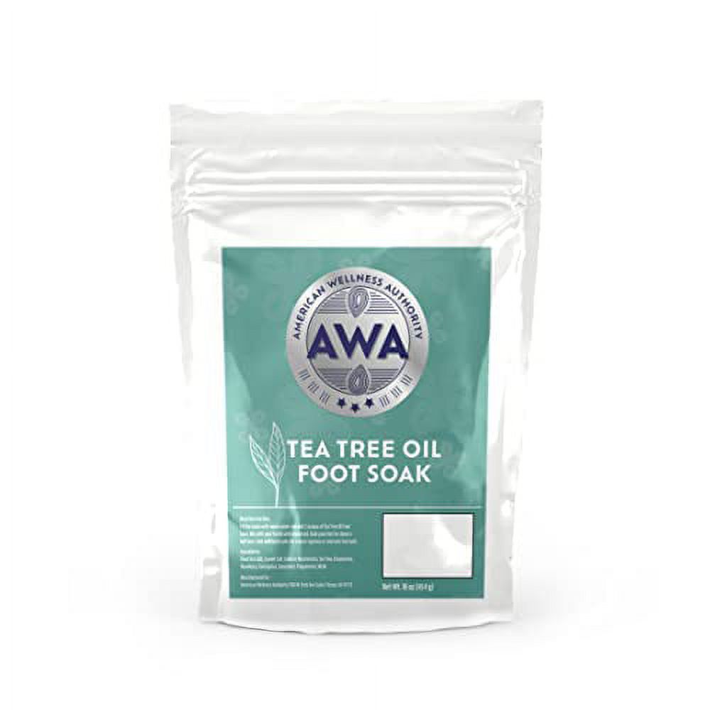 AWA Tea Tree Foot Soak with Epsom Salt Bath for Stubborn Foot Odor