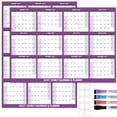 thumbnail image 1 of AWANFI 2027 Wall Calendar Dry Erase - 36" x 24", Double Sided Erasable & Reusable Yearly Wall Calendar Large Schedule Planner for Home, Office, Plan Organizer, 1 of 7