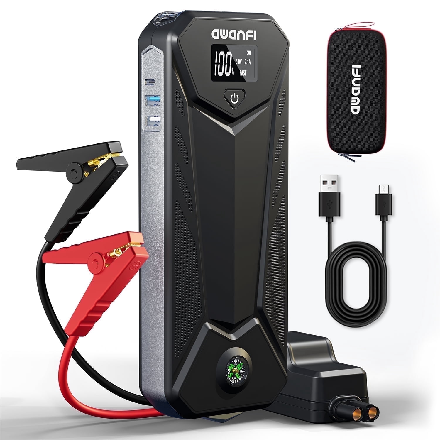 AWANFI 5000A Portable 12V Jump Starter for Gas or Diesel Engines