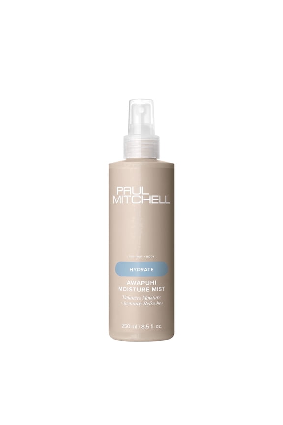Awapuhi Moisture Mist, Hydrating Spray For Hair + Skin, Instantly Refreshes, 8.5 Fl Oz