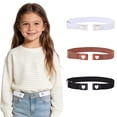 thumbnail image 1 of AWAYTR 3 Pcs Children Magnetic Buckle Elastic Belts Easy Wear Adjustable Stretch Belt for Toddler Boys Girls Pants, 1 of 7