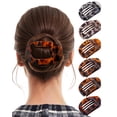thumbnail image 1 of AWAYTR 6 PCS Oval Flat Hair Claw Clips for Women, Medium French Clips with Strong Grip, Non Slip Hair Clips for Thick & Thin Hair, 1 of 7