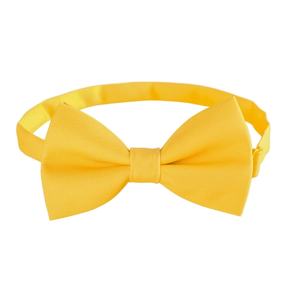 AWAYTR Formal Satin Pre-Tied Bow Tie Adjustable Neck Accessory for Kids Adults Adjustable Pre Tied Bowtie for Wedding Party